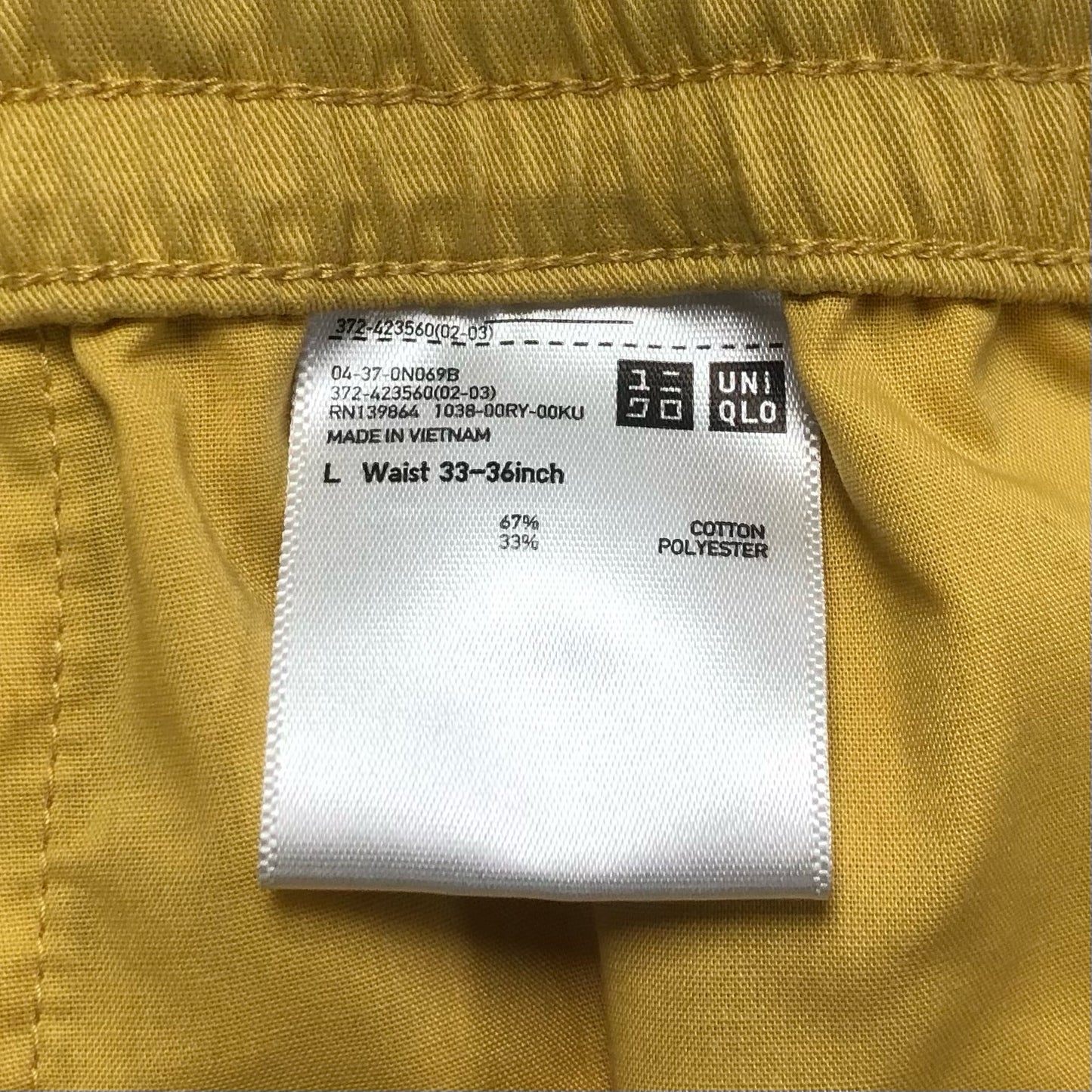 Short Casual Uniqlo 🇯🇵 color mostaza talla L