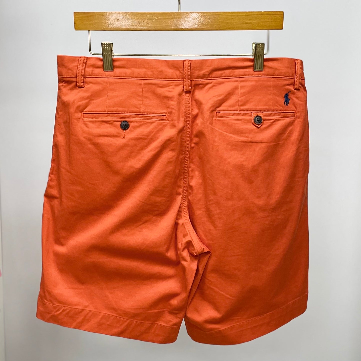 Short Casual Polo Ralph Lauren 🏇🏼 color naranja intenso talla 33