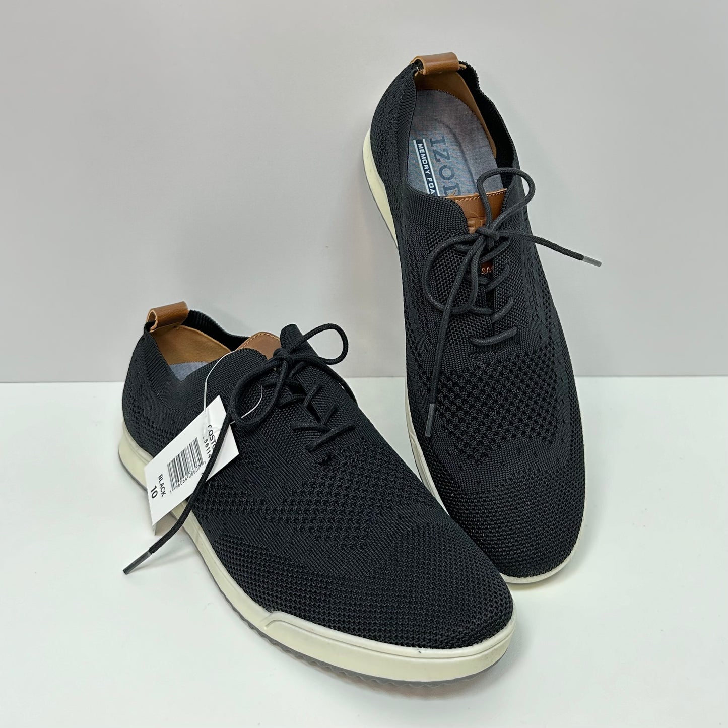 Zapatillas Casuales Izod⚡️ Color negro con detalles chocolates Talla 10