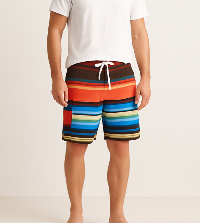 Traje de baño Sperry ⛵️con diseño de rayas multicolor Talla L (34)