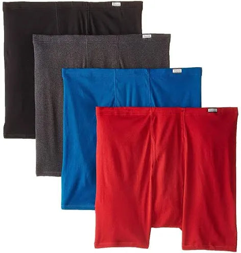 Paquete de 4 Calzoncillos tipo Boxer Hanes Comfort Flex en color rojo - Tela Suave en Talla L