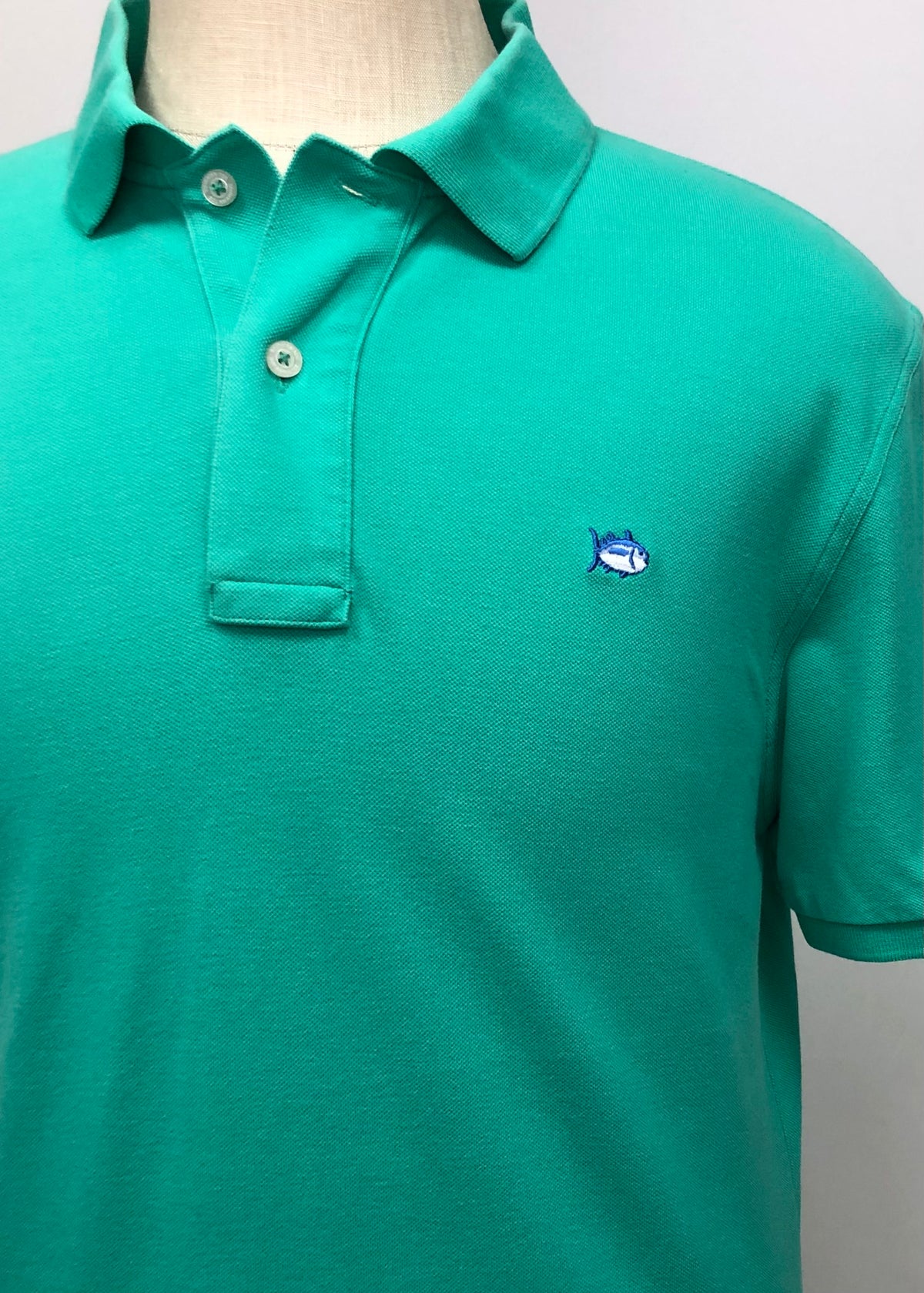 Camiseta Southern Tide  🐟 Color verde Talla L Entalle Regular (ver descripción)