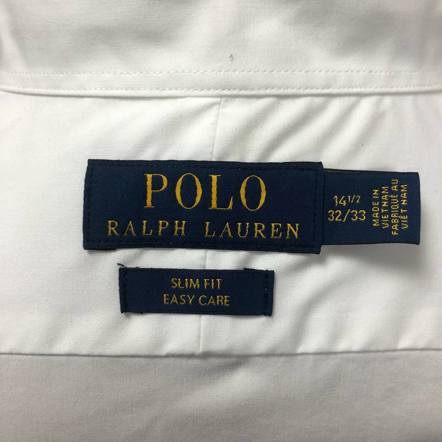 Camisa de botones Polo Ralph Lauren 🏇🏼  en color blanco Talla S Entalle Slim Fit (ver descripción)