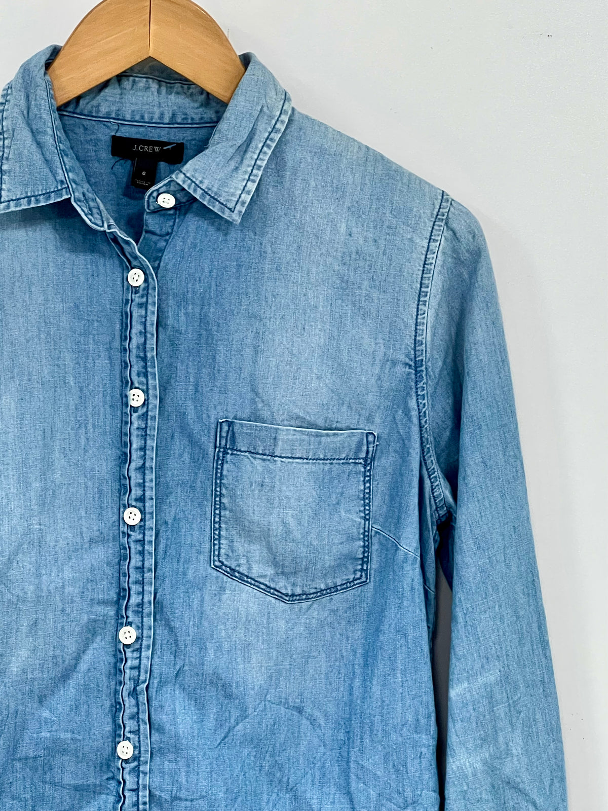 Camisa de mujer J.Crew 🇺🇸 de jeans en color azul Talla M Entalle Regular