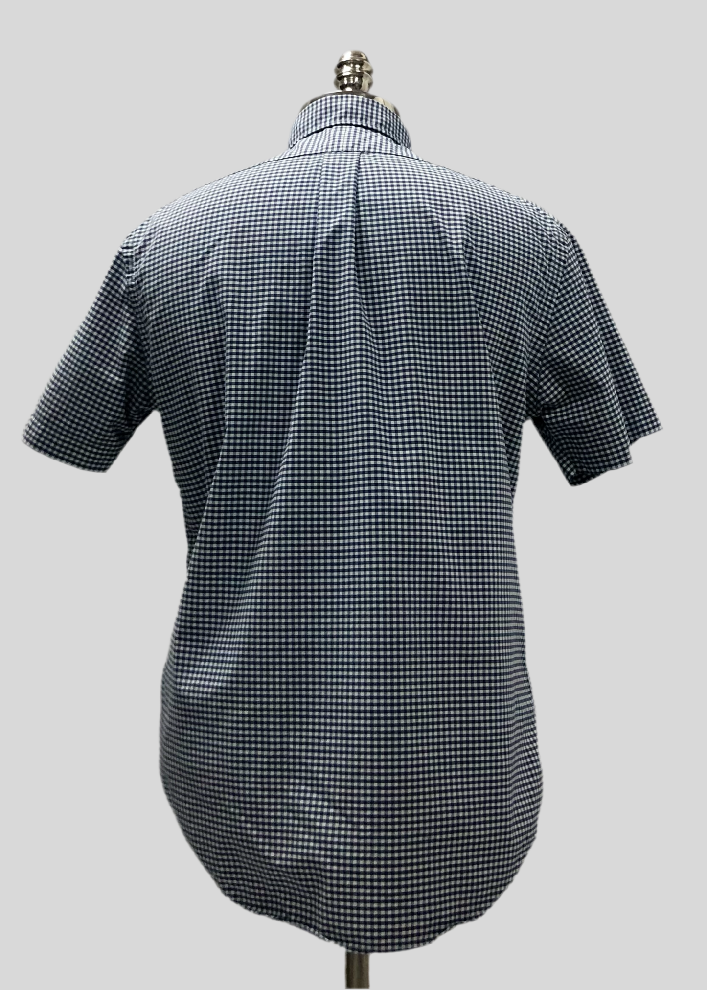 Camisa Polo Ralph Lauren 🏇🏼 de cuadros gingham celeste y blanco Talla M Entalle Regular
