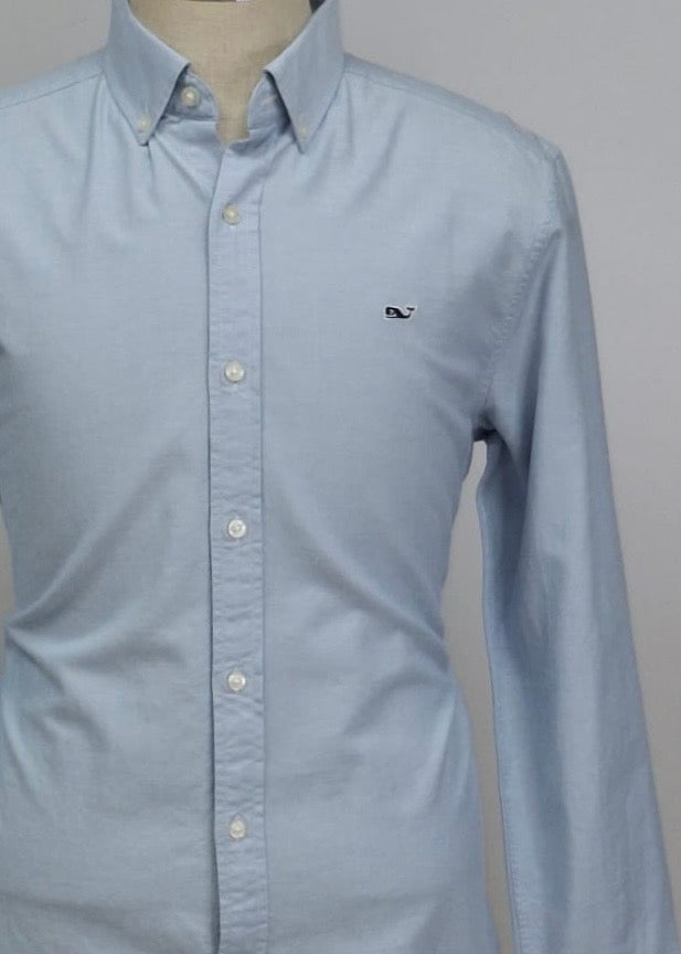 Camisa de botones Vineyard Vines 🐳 Oxford Color celeste Talla M Entalle Regular