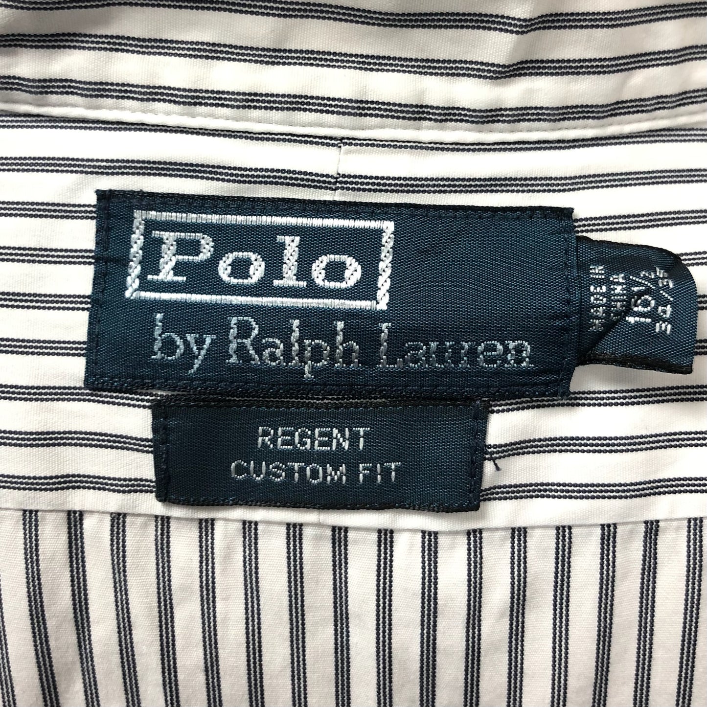 Camisa de botones Polo Ralph Lauren 🏇🏼 color blanco de rayas en negro Talla L Entalle Regular