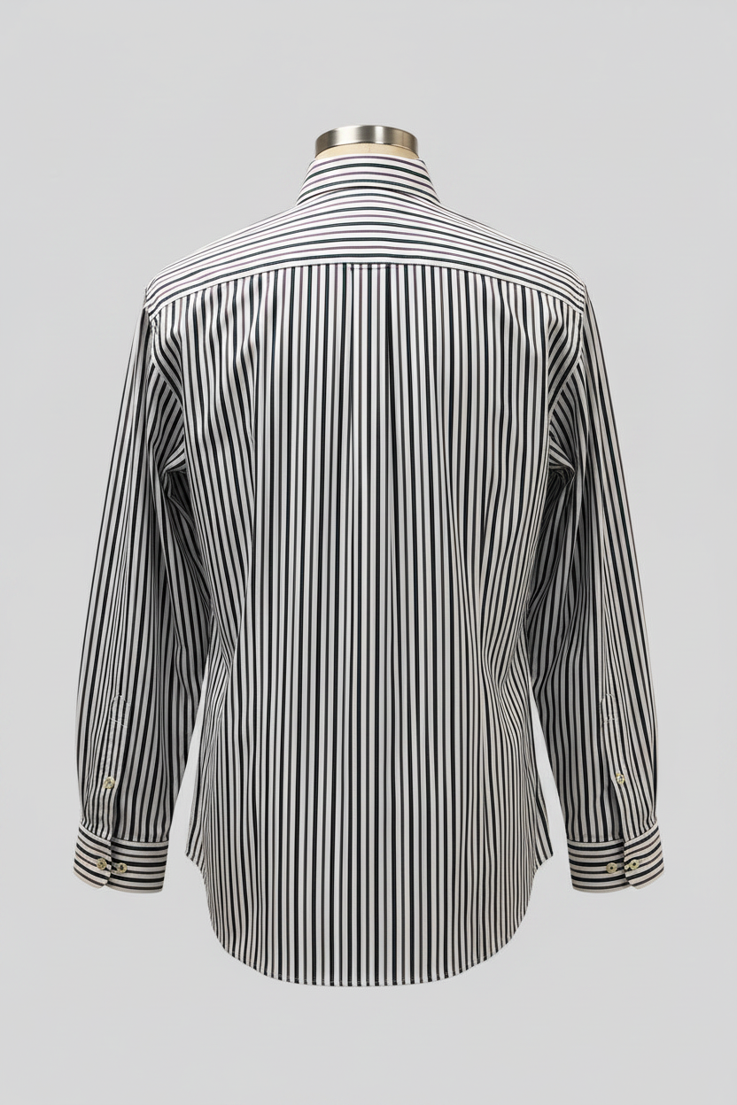 Camisa de botones Tommy Hilfiger 🇺🇸 color blanco de rayas en color lila y azul Talla XL Entalle Regular