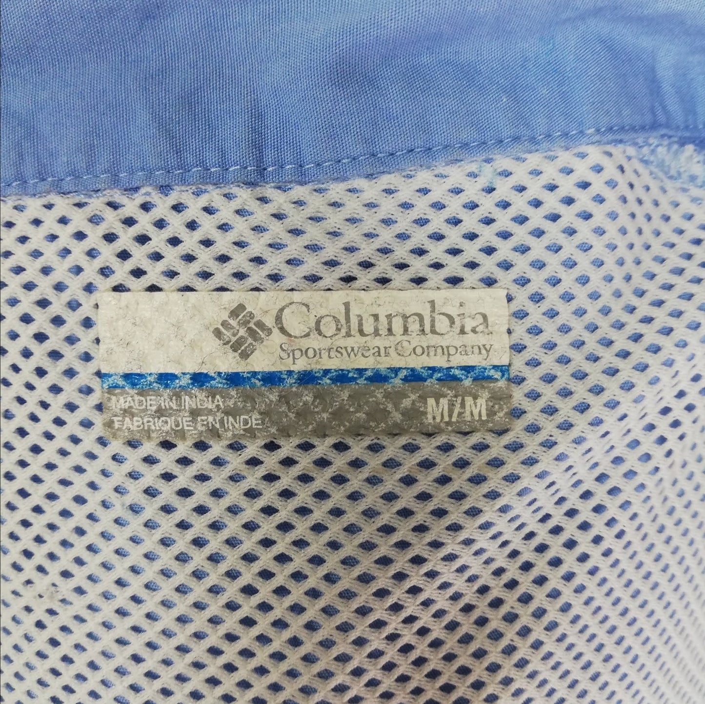 Camisa de mujer Columbia 🔹color celeste con Omni Shade Manga larga Talla M