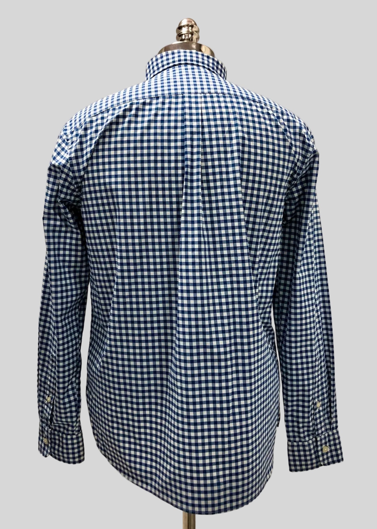 Camisa de botones Vineyard Vines 🐳 con patrón de cuadros gingham en color azul y blanco Talla S Entalle Regular