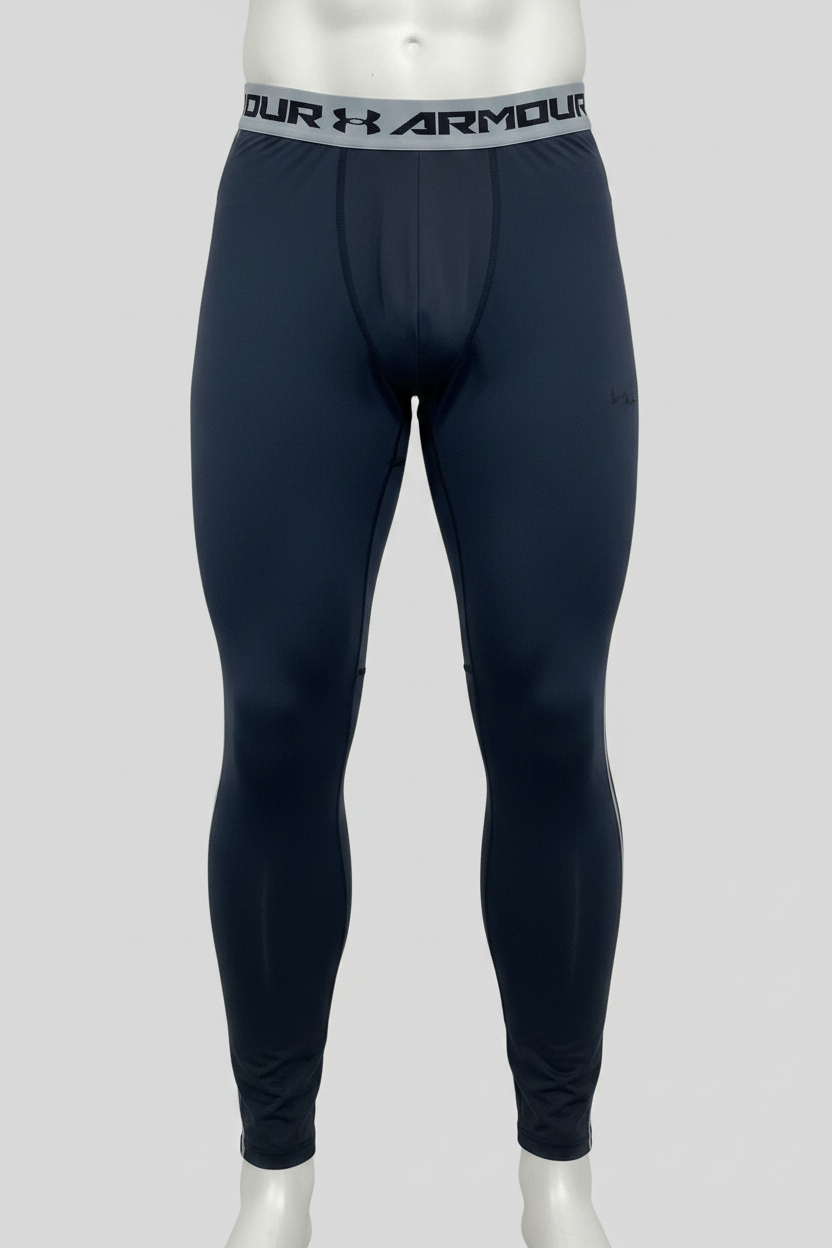 Mallas de entrenamiento Under Armour 🏋🏽 Pro Dri-FIT para hombre en Color Negro y cintura gris Talla L
