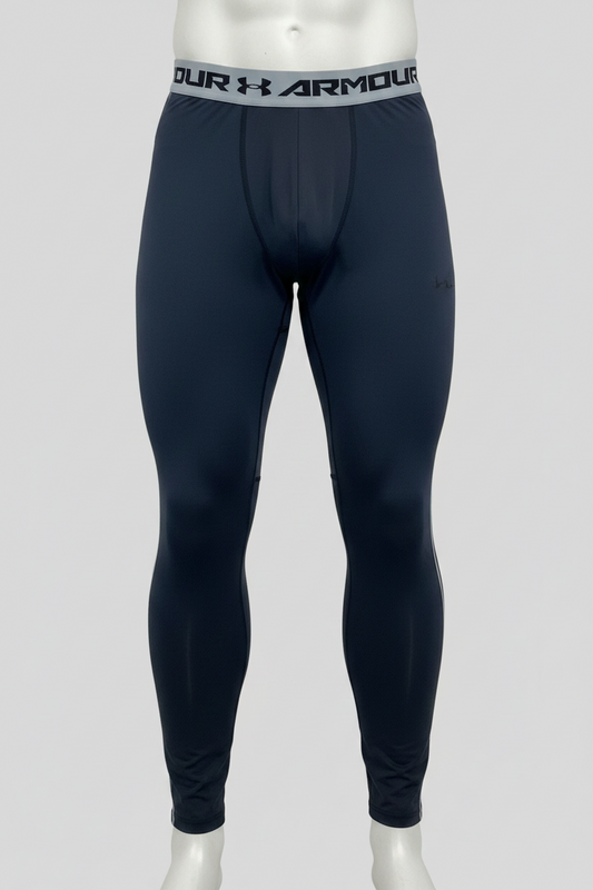 Mallas de entrenamiento Under Armour 🏋🏽 Pro Dri-FIT para hombre en Color Negro y cintura gris Talla L