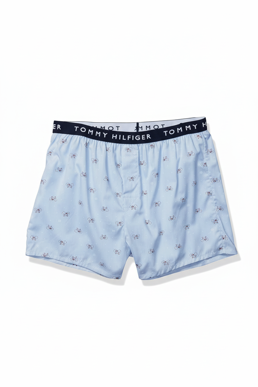 Paquete de 4 Boxer Briefs Tommy Hilfiger 🇺🇸 Clásicos de Tela algodón con patrón de cuadros Talla XL