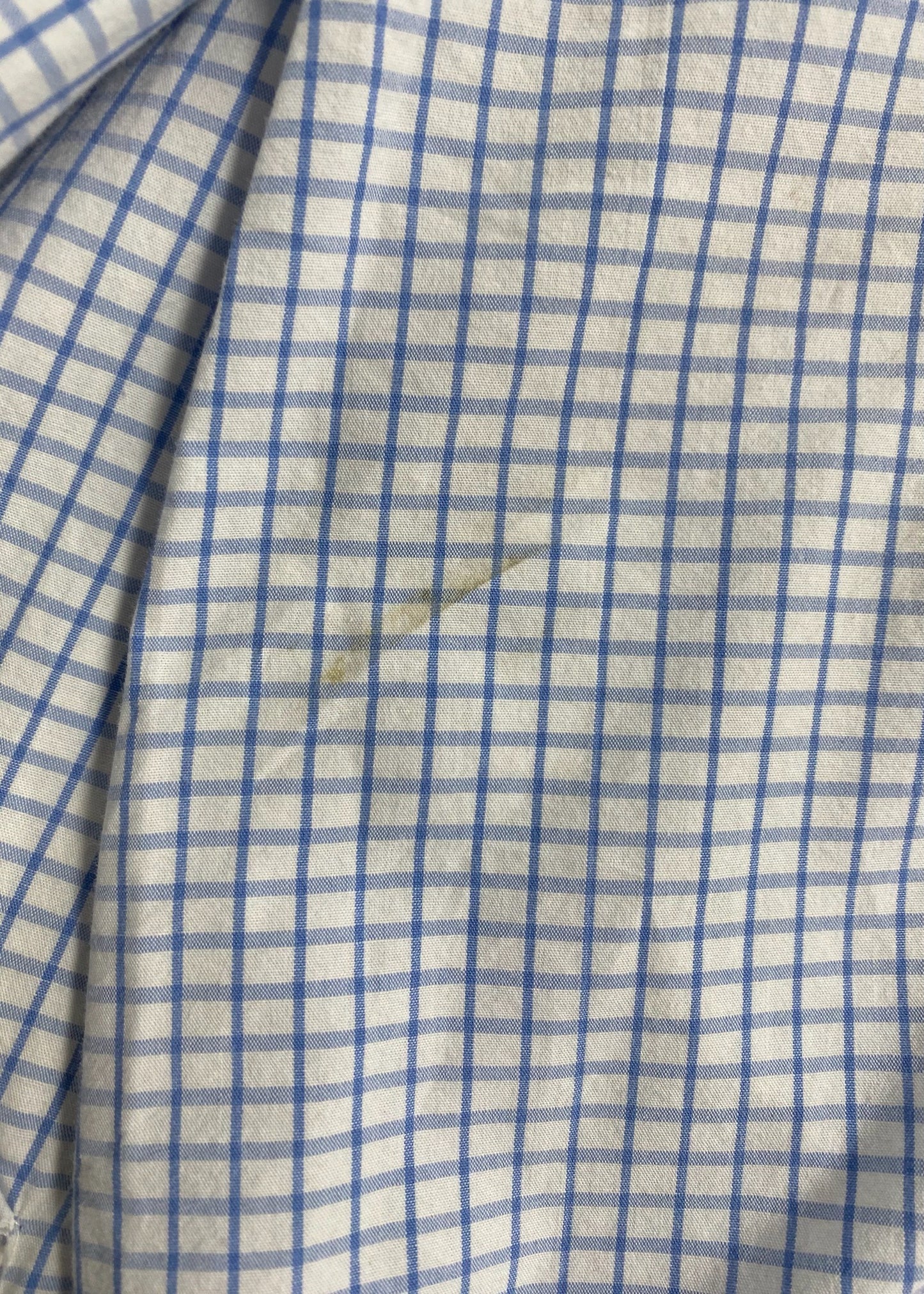 Camisa Columbia 🔹 Modelo Super Bonehead con patrón de cuadros en celeste y blanco Manga larga Talla L (ver descripción)