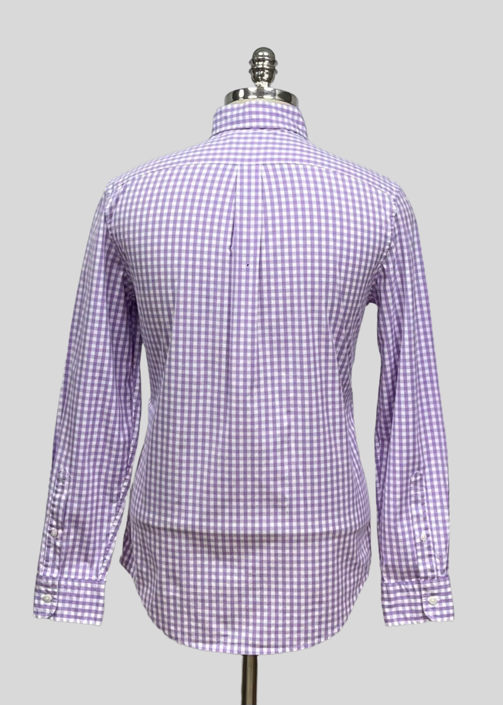 Camisa Vineyard Vines 🐳 de cuadros gingham en color lila y blanco Talla XS Entalle Clasico