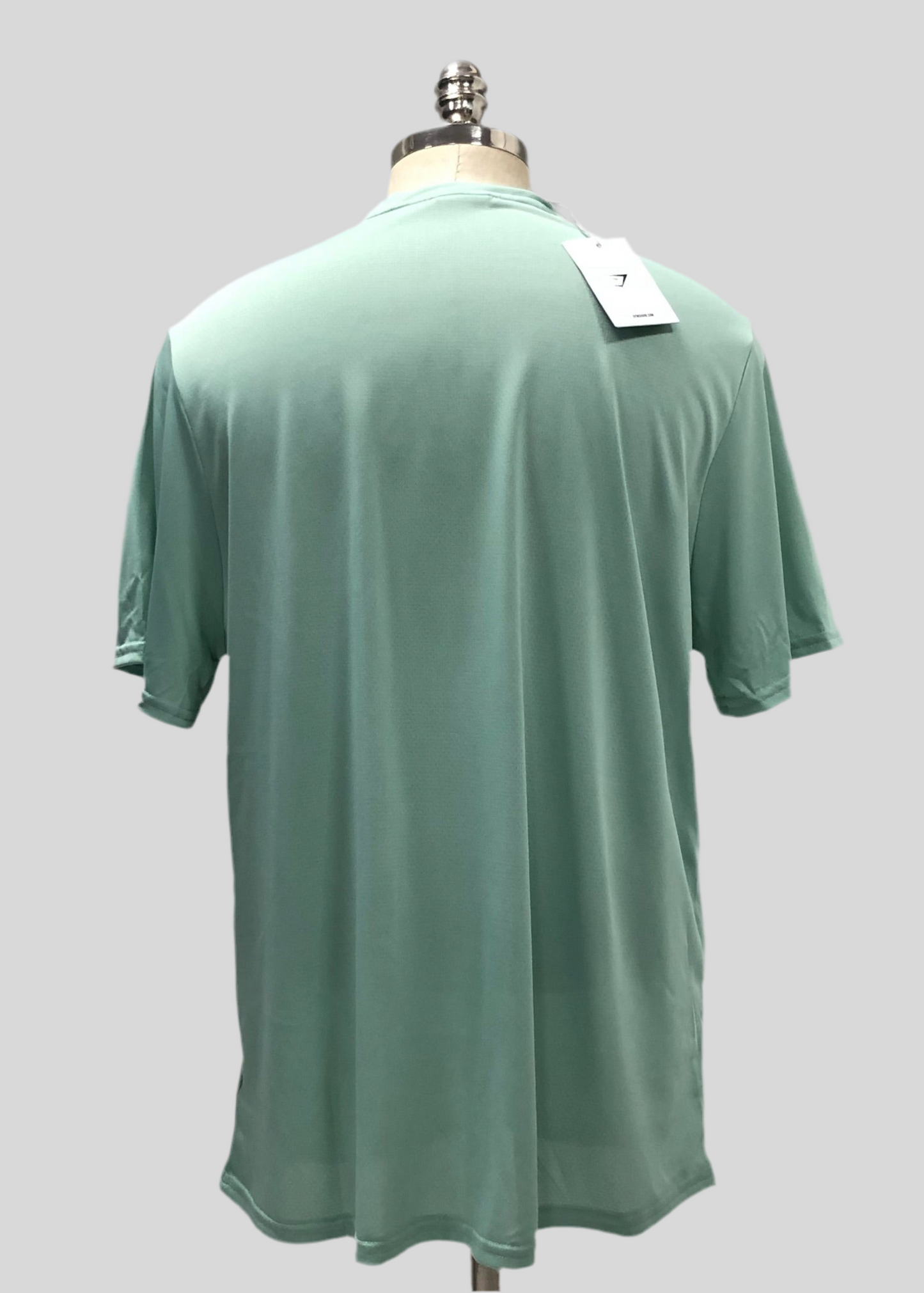 Camiseta de entrenamiento Gymshark 🏋🏽 color verde claro y logo en blanco Talla XXL