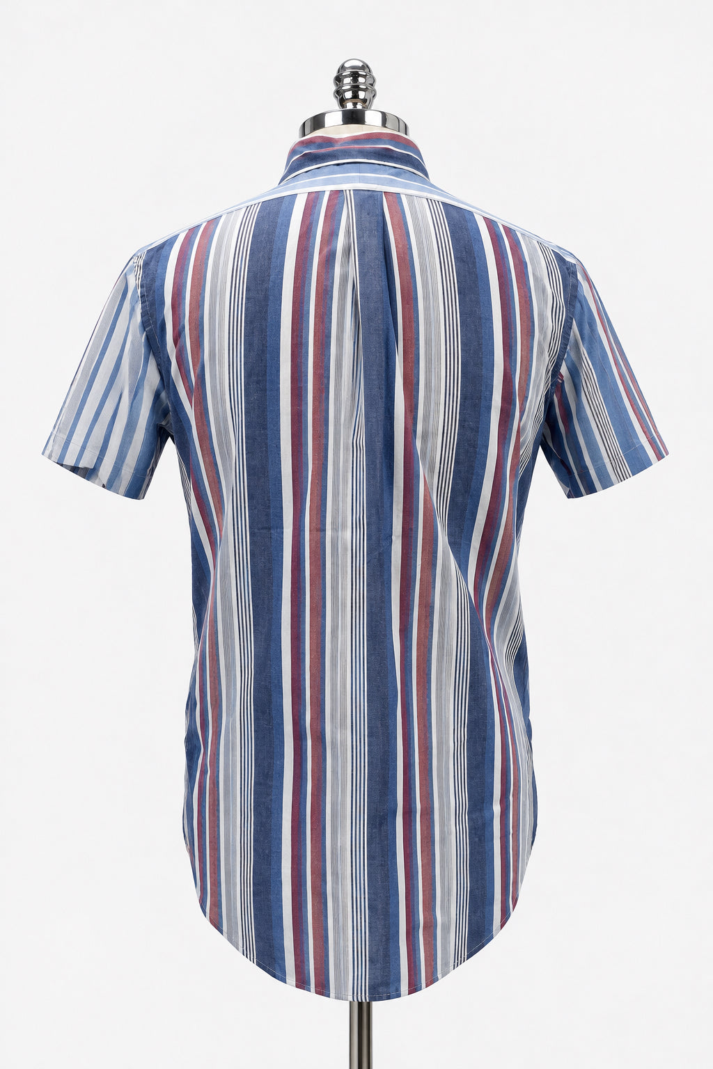 Camisa de botones Polo Ralph Lauren 🏇🏼 Oxford con rayas en rojo, azul y blanco Talla S Entalle Clásico