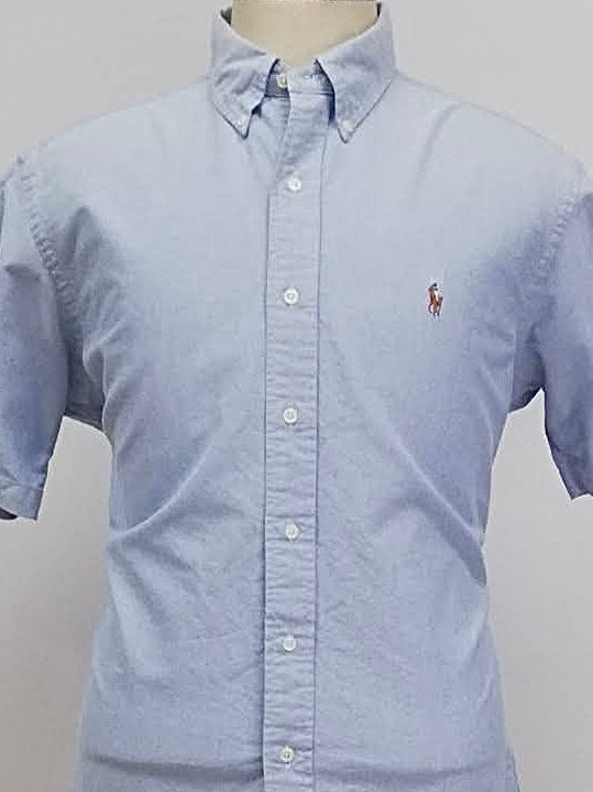 Camisa de botones en color celeste Oxford Polo Ralph Lauren 🏇🏼 Talla L Entalle Clásico (ver descripción)