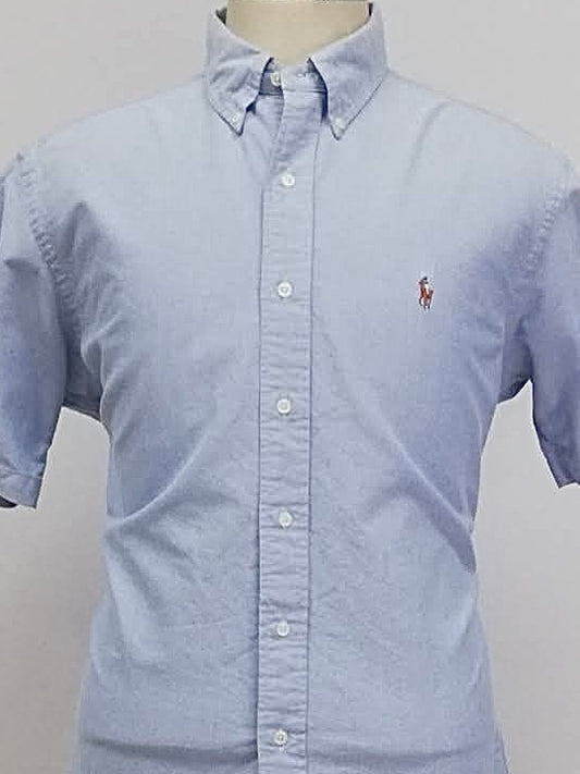 Camisa de botones en color celeste Oxford Polo Ralph Lauren 🏇🏼 Talla L Entalle Clásico (ver descripción)