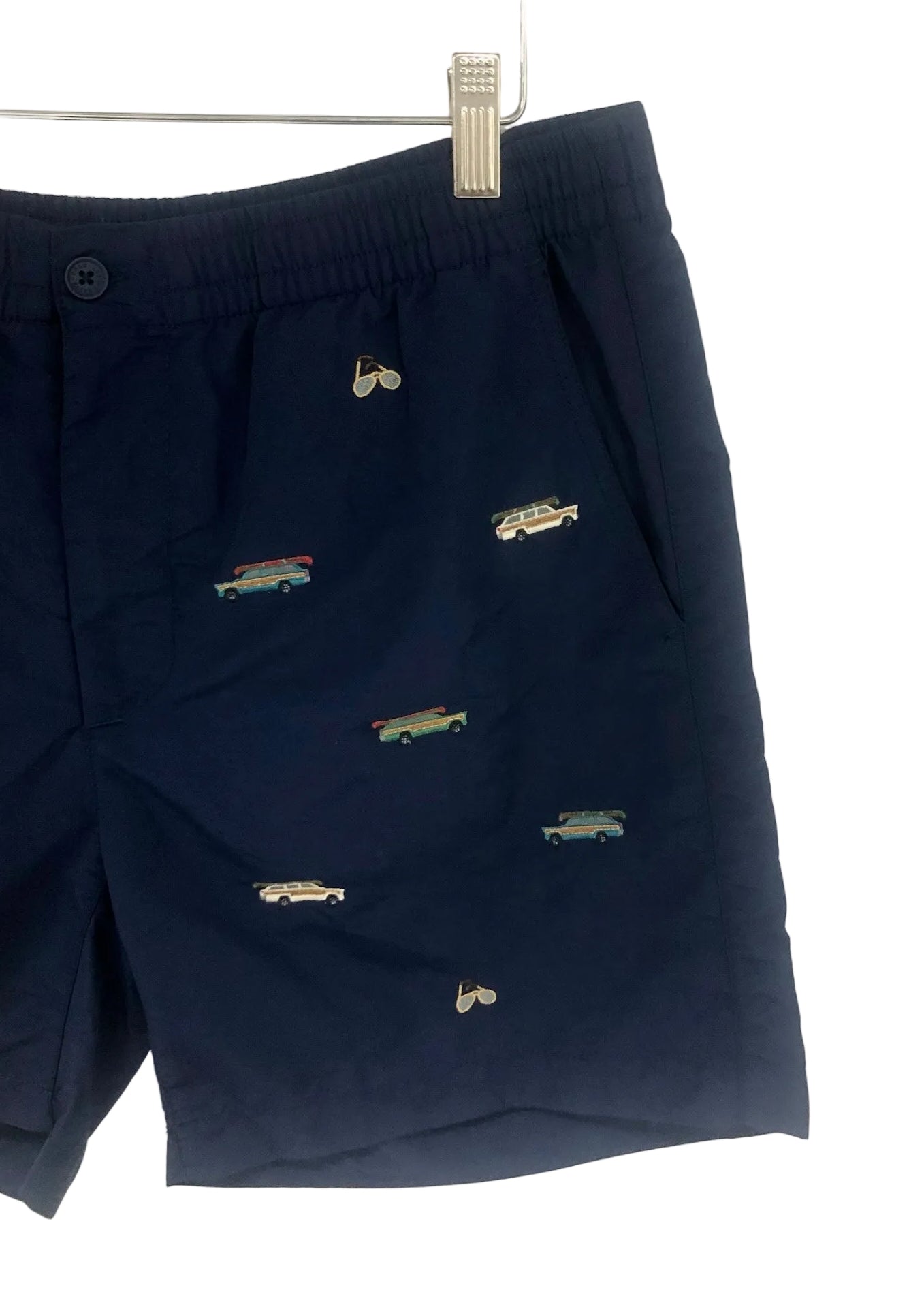 Short de baño Polo Ralph Lauren 🏇🏼 color azul navy con diseño de autos talla S