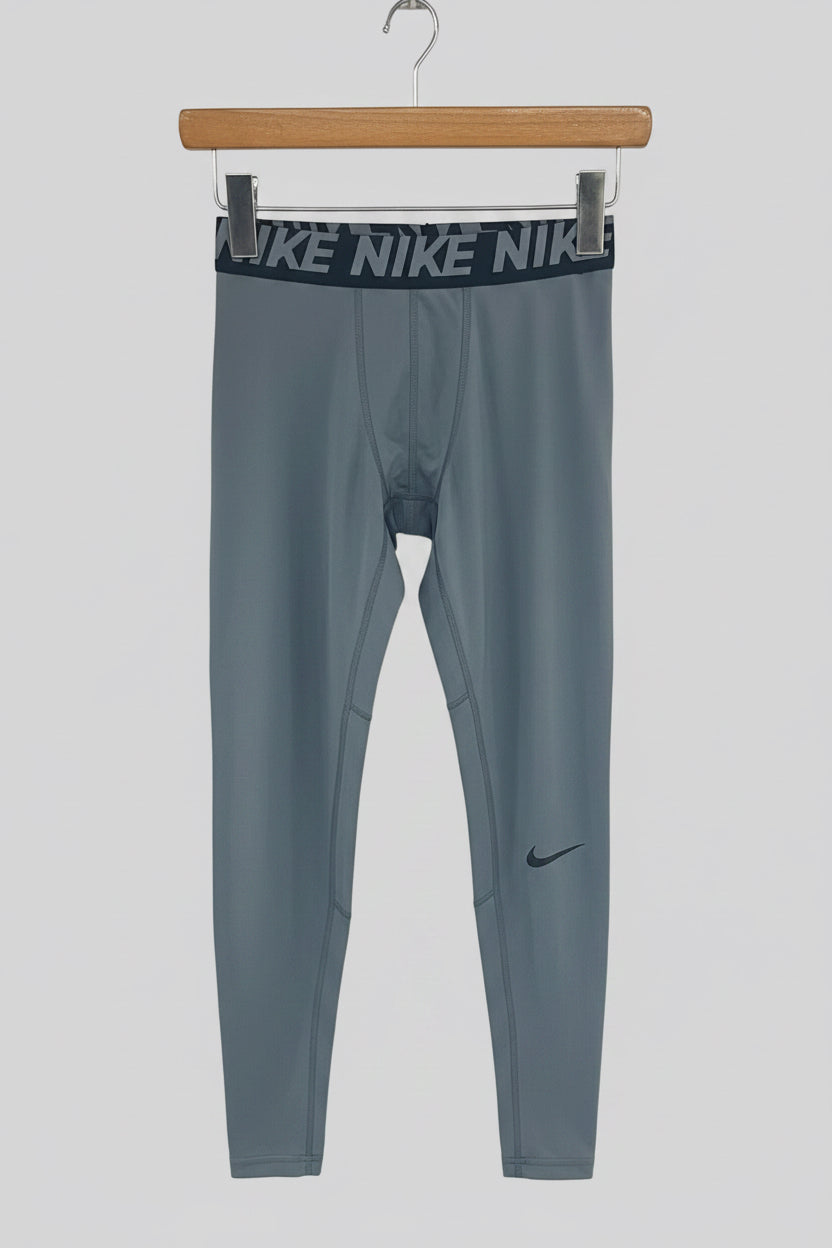 Malla de entrenamiento licra Nike ✔️ Pro Dri-FIT para hombre en Color gris cintura en negro Talla M