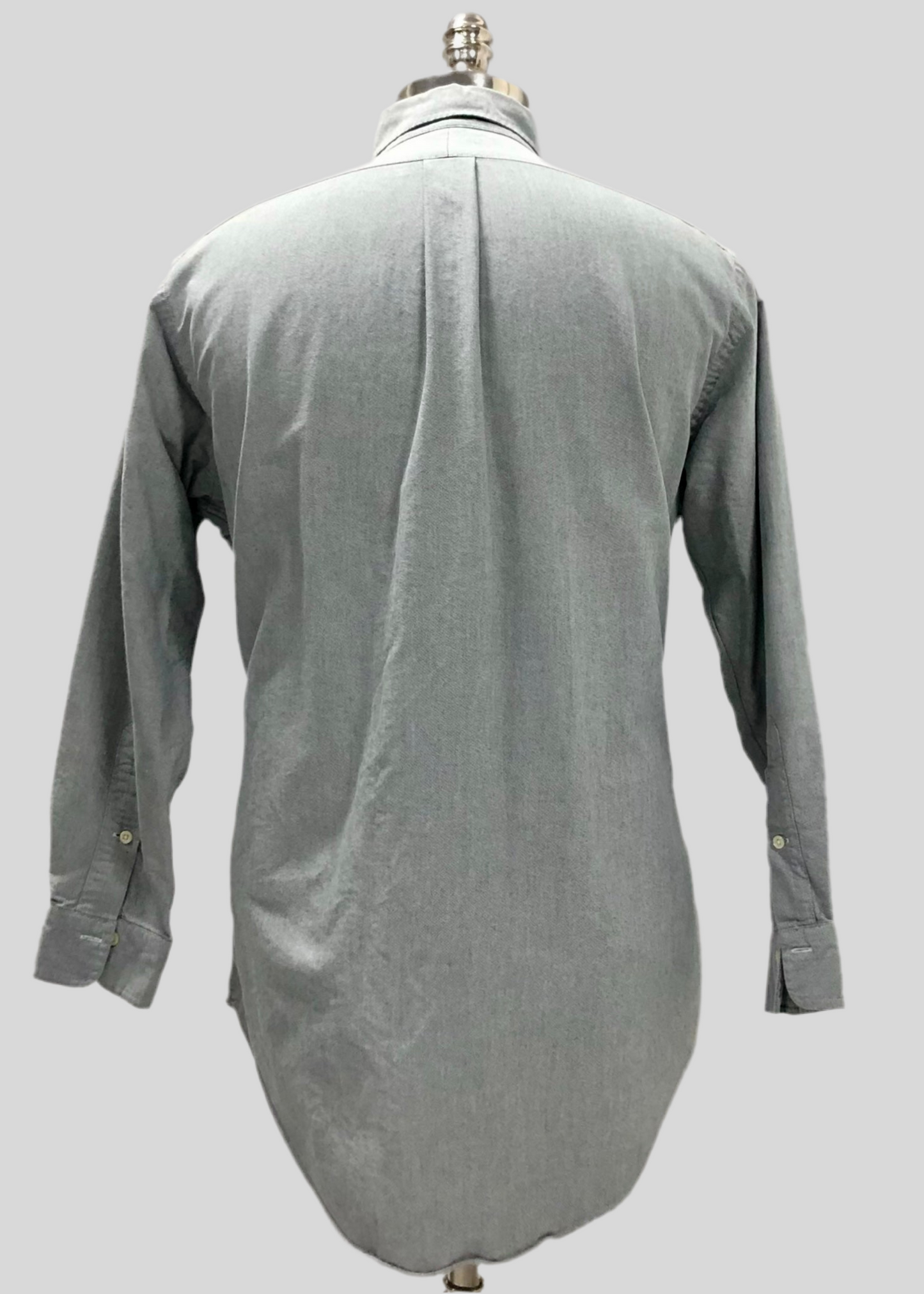 Camisa de botones Polo Ralph Lauren 🏇🏼 Oxford en color gris Talla M Entalle regular (ver descripción)