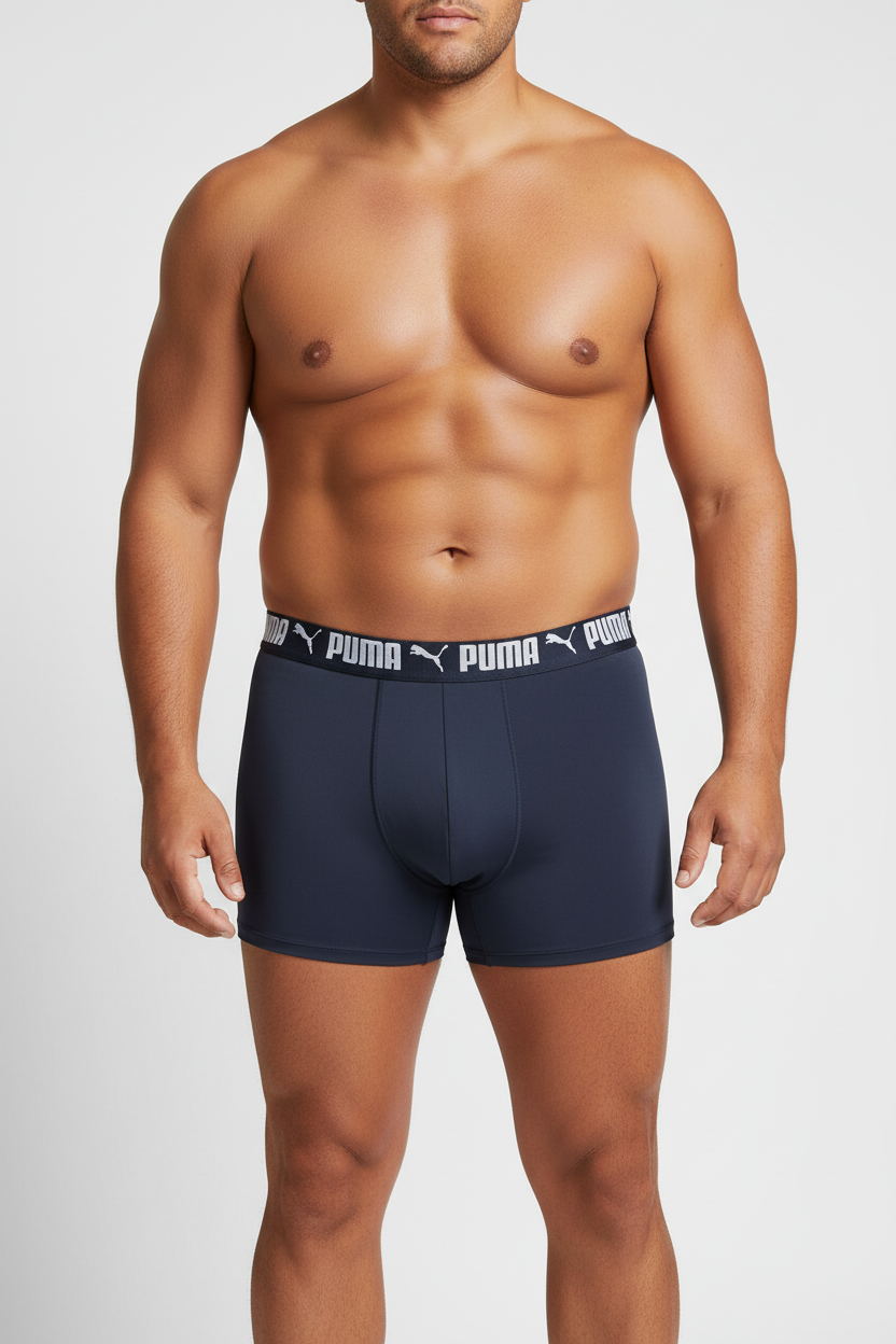 Boxers Briefs Puma 🐆 Tela Performance color gris Talla L