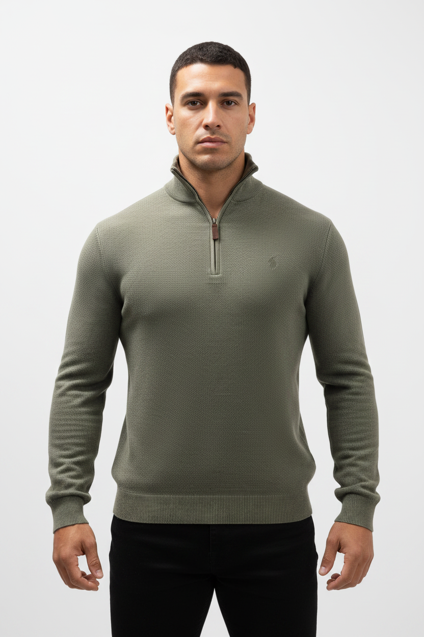 Sueter Jersey Polo Ralph Lauren 🏇🏼 color gris claro con logo en gris Talla S