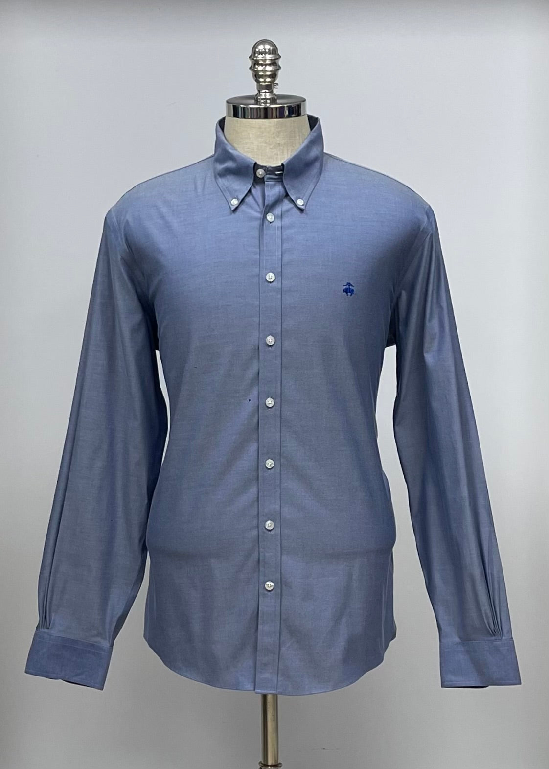 Camisa Brooks Brothers 🐑 color azul tornasol Talla L Entalle Regular