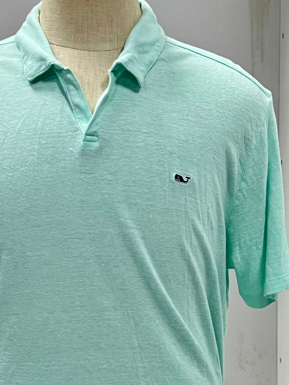 Camiseta Polo Vineyard Vines 🐳 Color turquesa claro Talla XL Entalle Regular