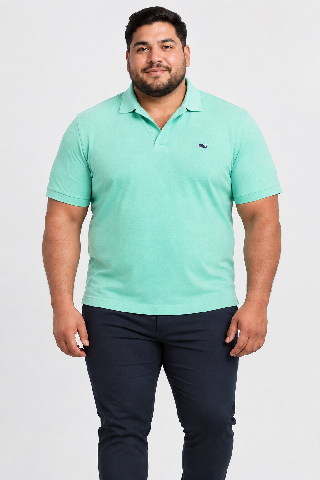 Camiseta Polo Vineyard Vines 🐳 Color turquesa claro Talla XL Entalle Regular