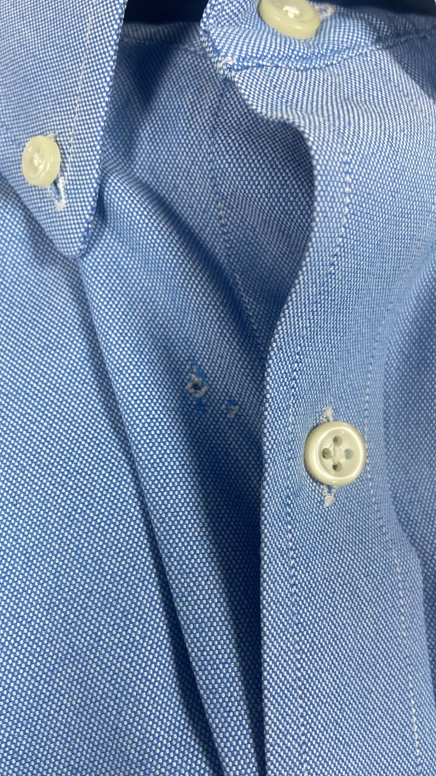 Camisa de botones Polo Ralph Lauren 🏇🏼 Oxford en color Celeste Talla XXL Entalle Regular (ver descripción)