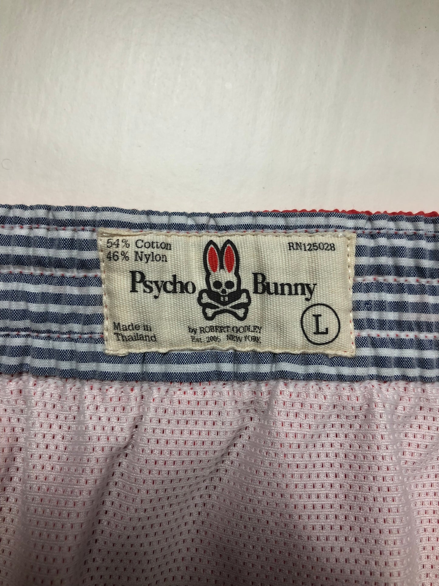 Short de baño Psycho Bunny 🐰  color rosado magenta Talla L