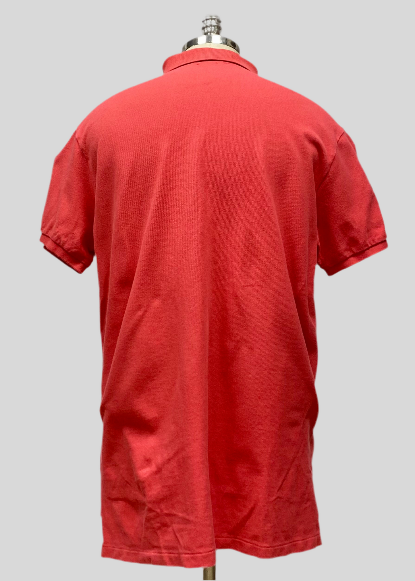 Camiseta Polo Ralph Lauren 🏇🏼 color rojo naranja Talla XL Entalle Custom Slim Fit
