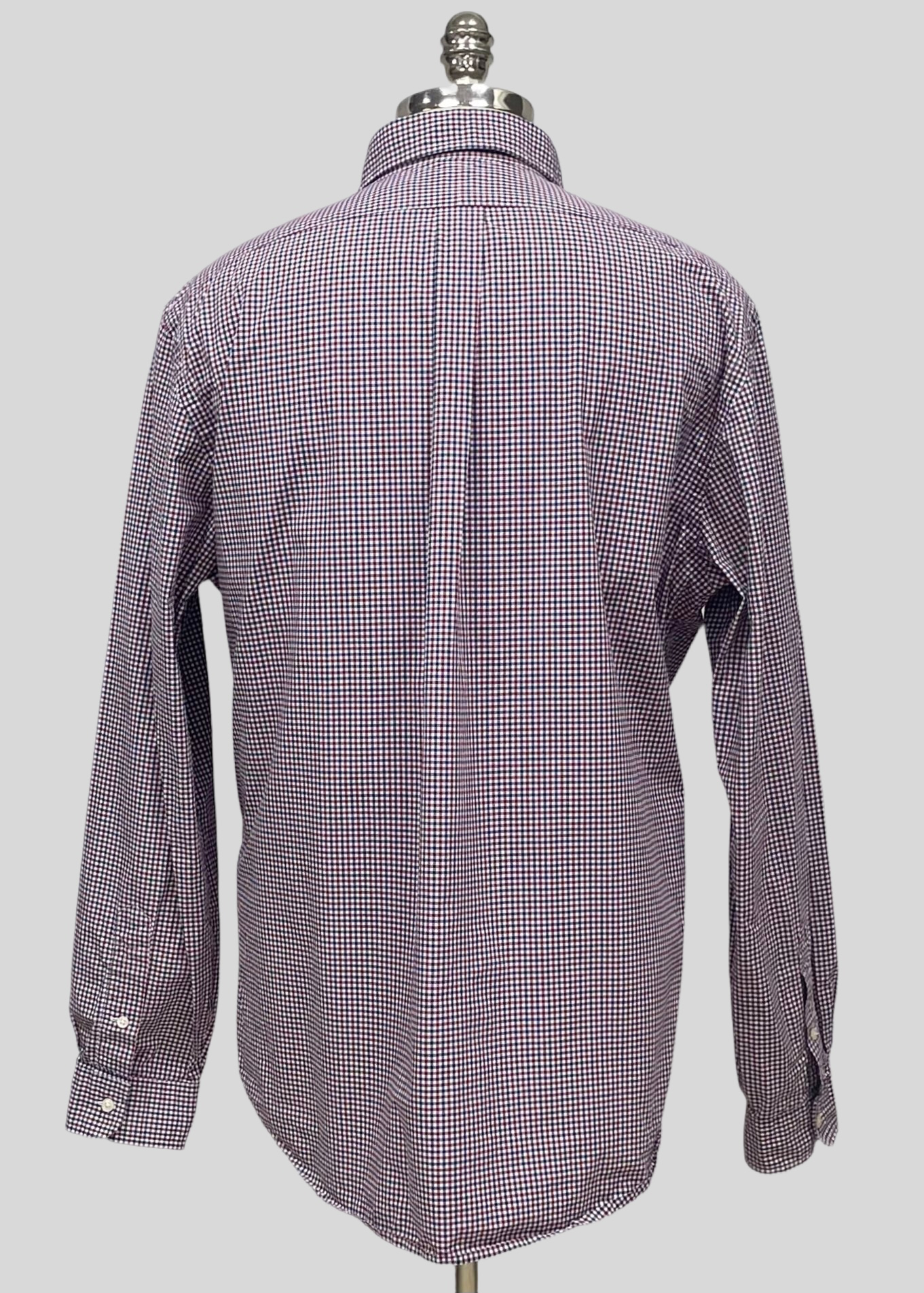 Camisa Polo Ralph Lauren 🏇🏼 con patron de cuadros en color rojo, azul navy y Blanco Talla XL Entalle Regular