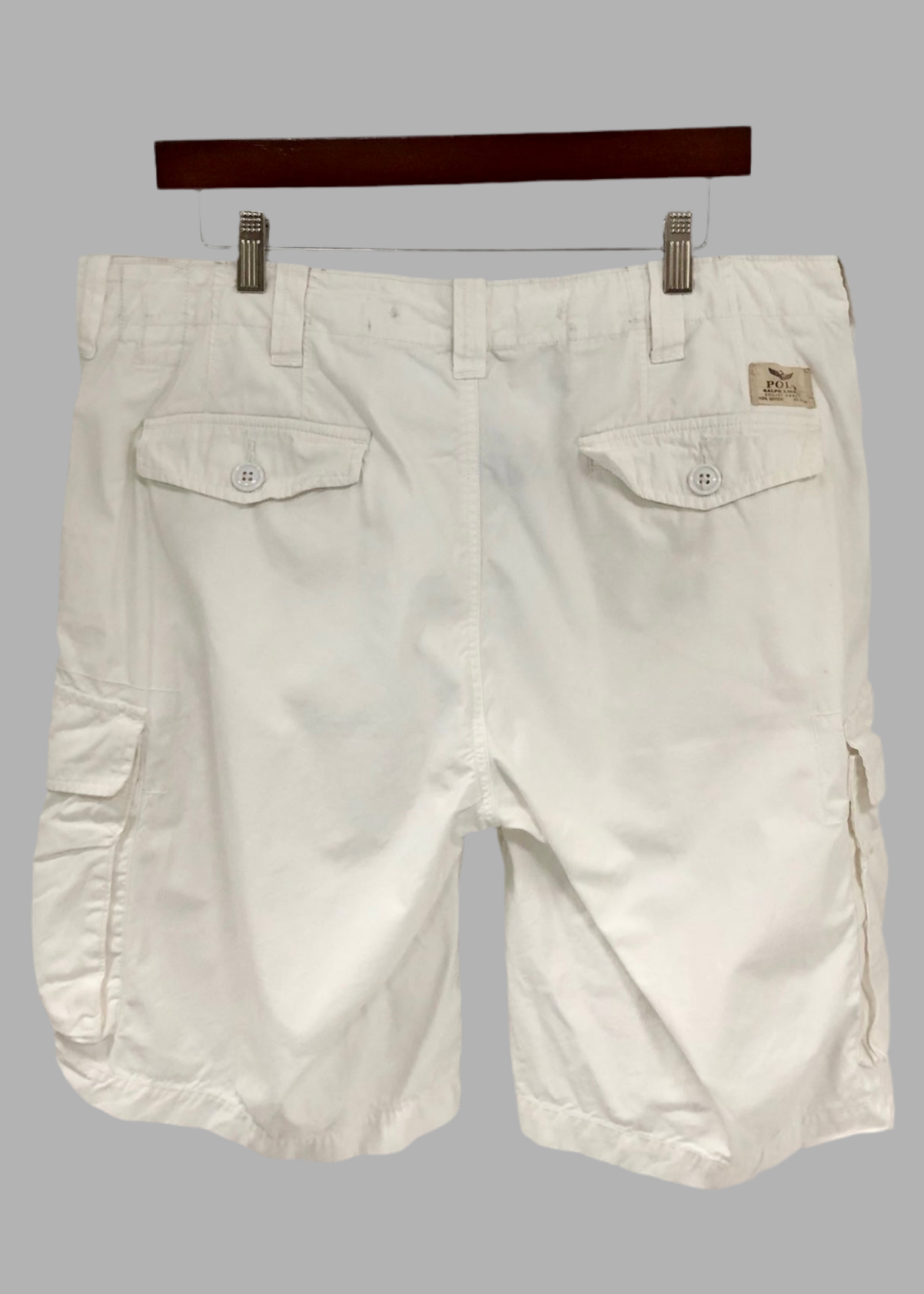 Short Cargo Polo Ralph Lauren 🏇🏼 color blanco talla 36 (ver descripción)