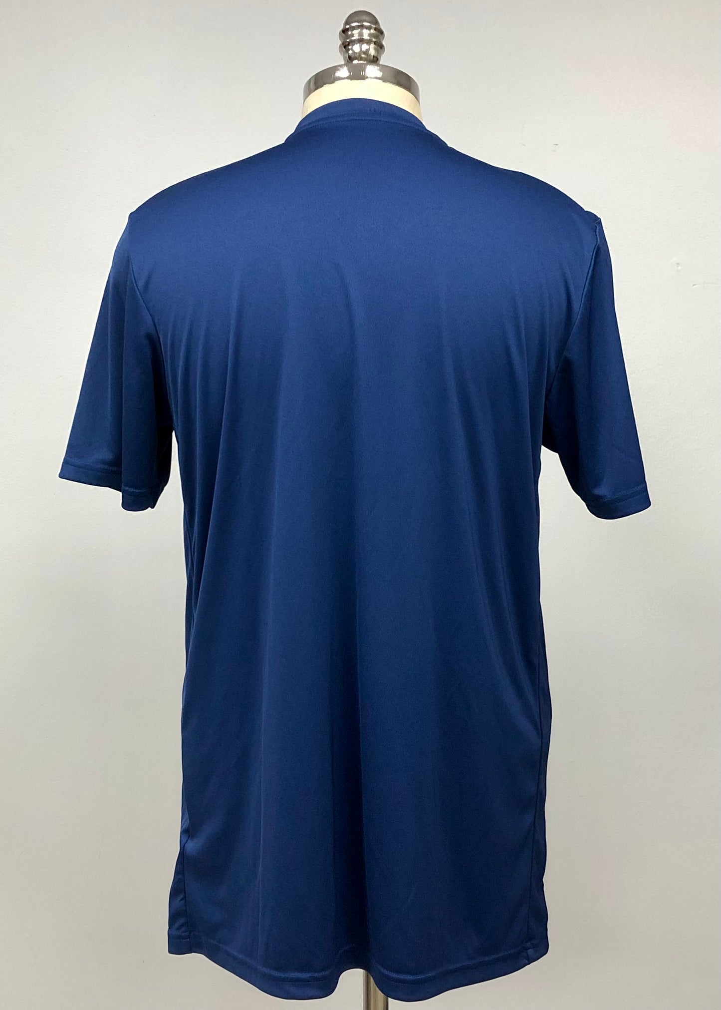 Camiseta de entrenamiento Adidas ⚽️ Patron de rayas en azul y blanco Talla Large