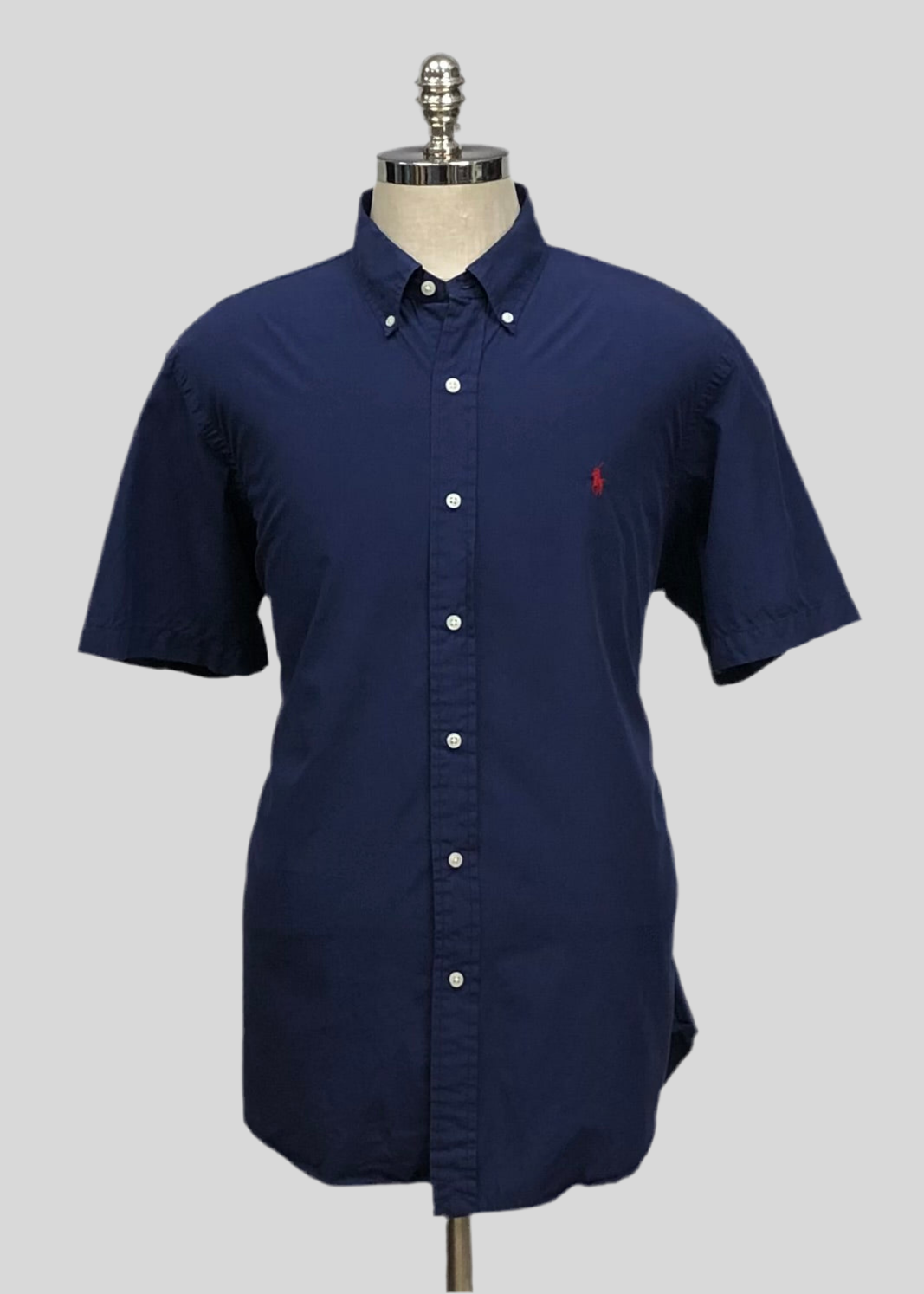 Camisa de botones Polo Ralph Lauren 🏇🏼 en color azul navy Talla XL Entalle Clásico