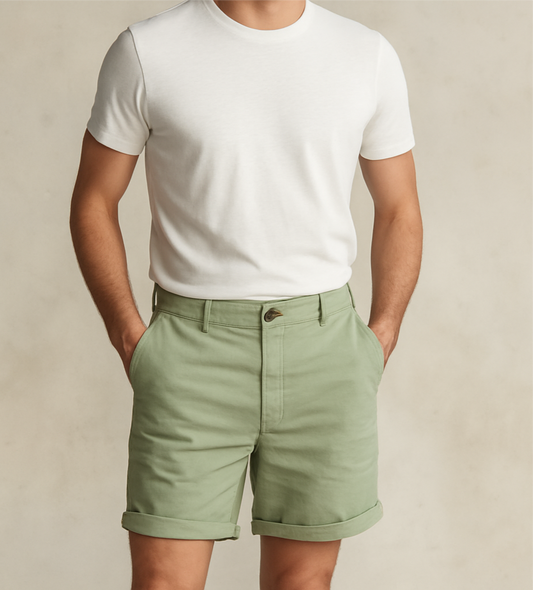 Short Casual Brooks Brothers 🐑  color verde claro talla 34