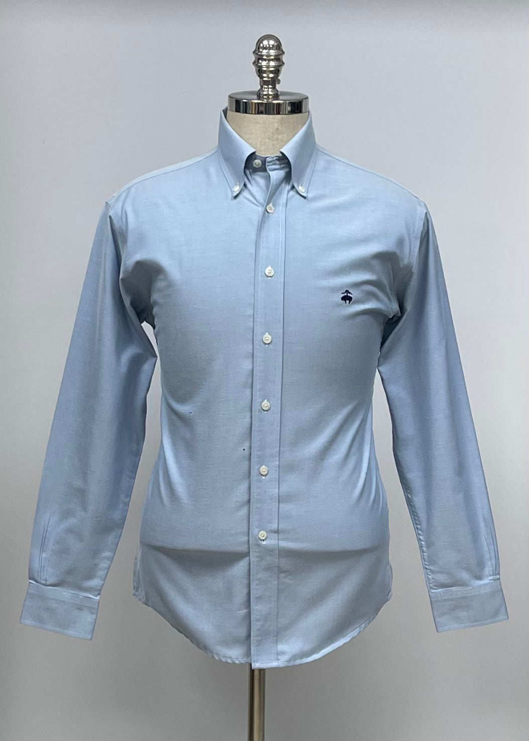 Camisa Brooks Brothers 🐑 color celeste claro tornasol Talla S Entalle Regular