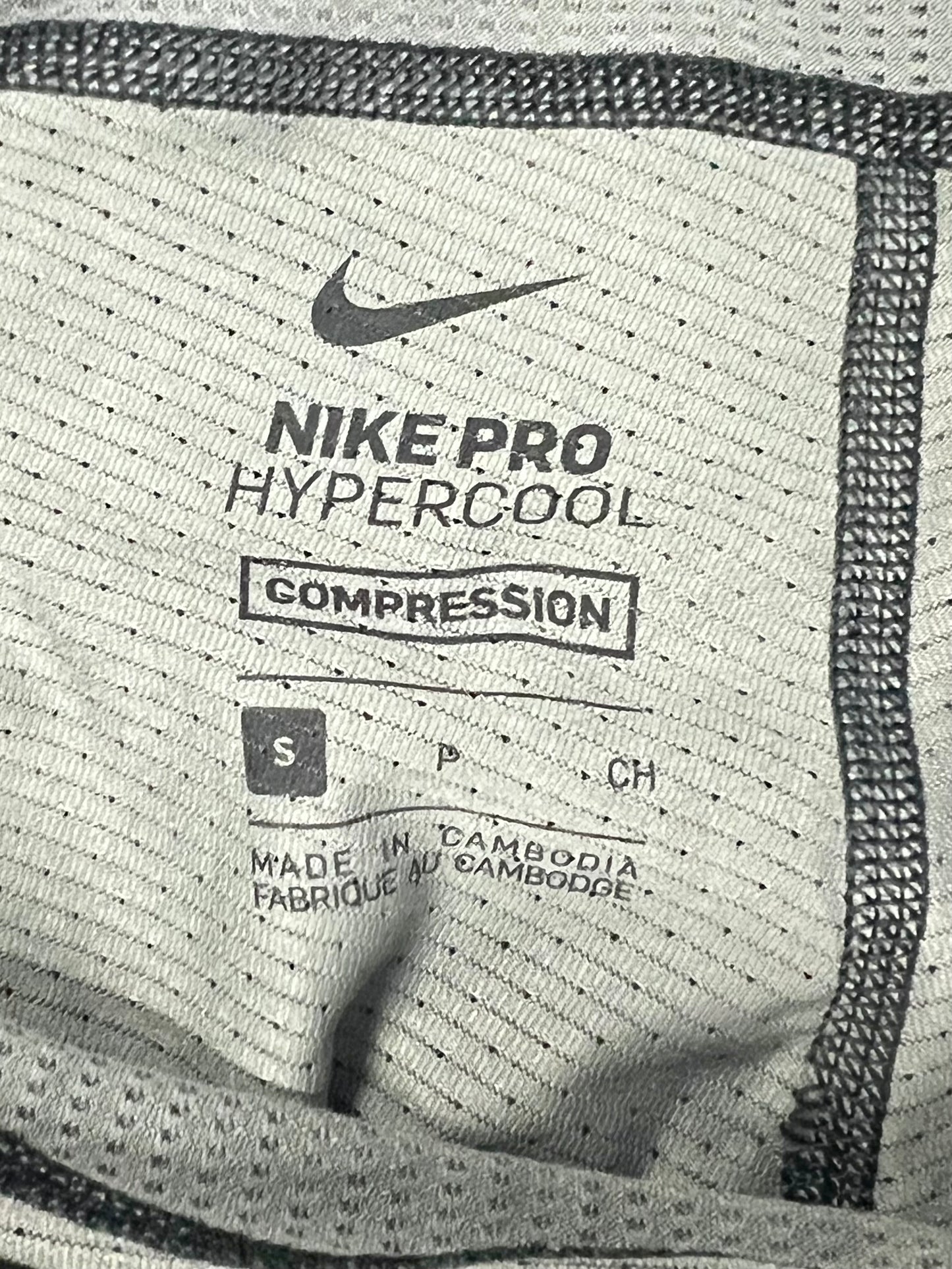 Malla de entrenamiento licra Nike ✔️ Pro HyperCool para hombre con diseño de graffiti en Color gris y negro Talla S