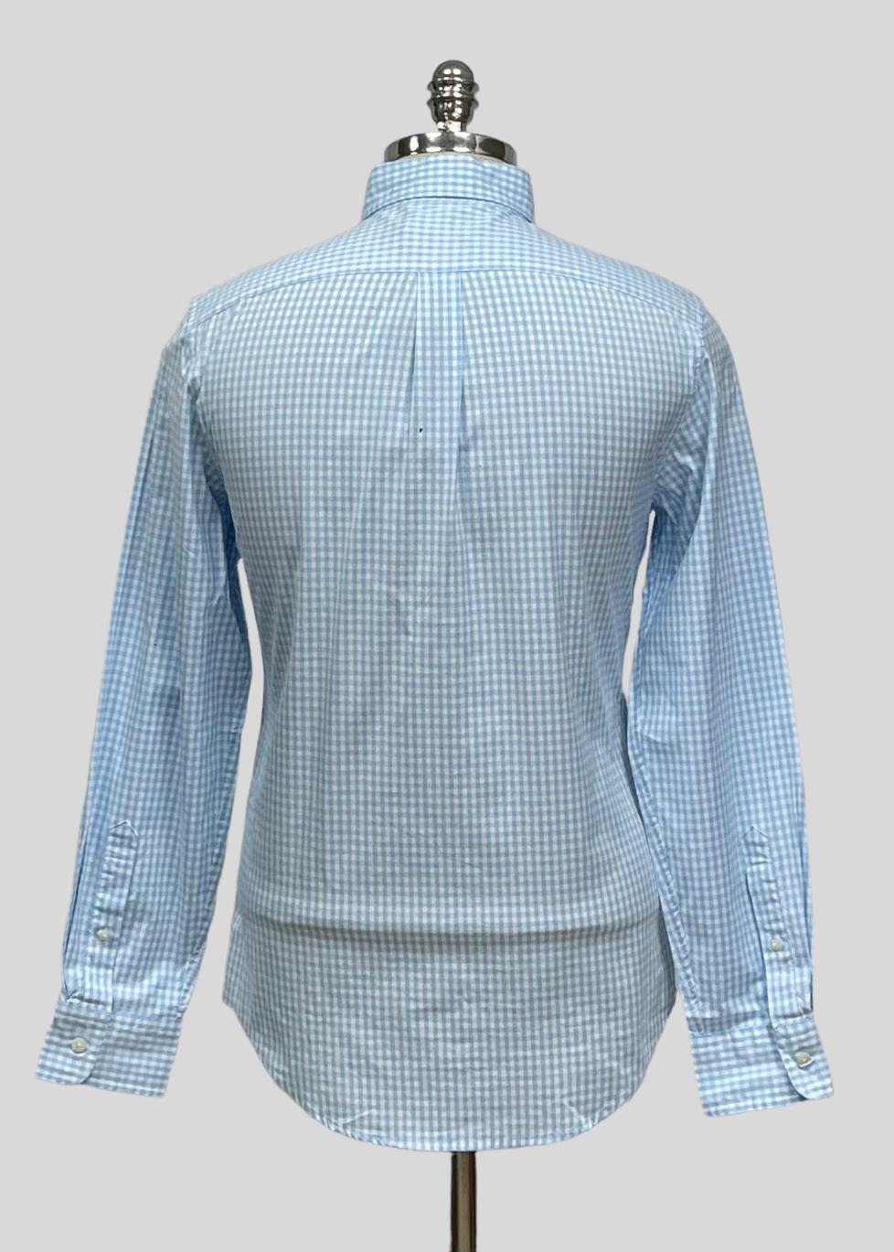 Camisa Vineyard Vines 🐳 de cuadros gingham en color celeste y blanco Talla XS Entalle Clasico