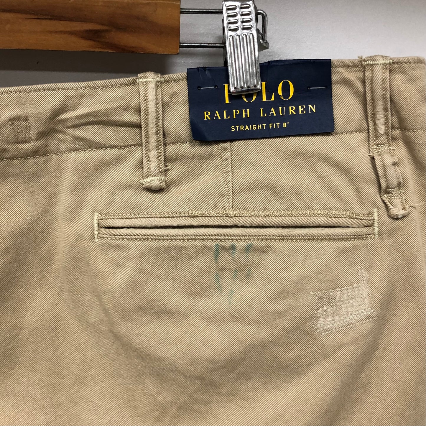 Short Casual Polo Ralph Lauren color Kaki y diseño cargo Talla 38