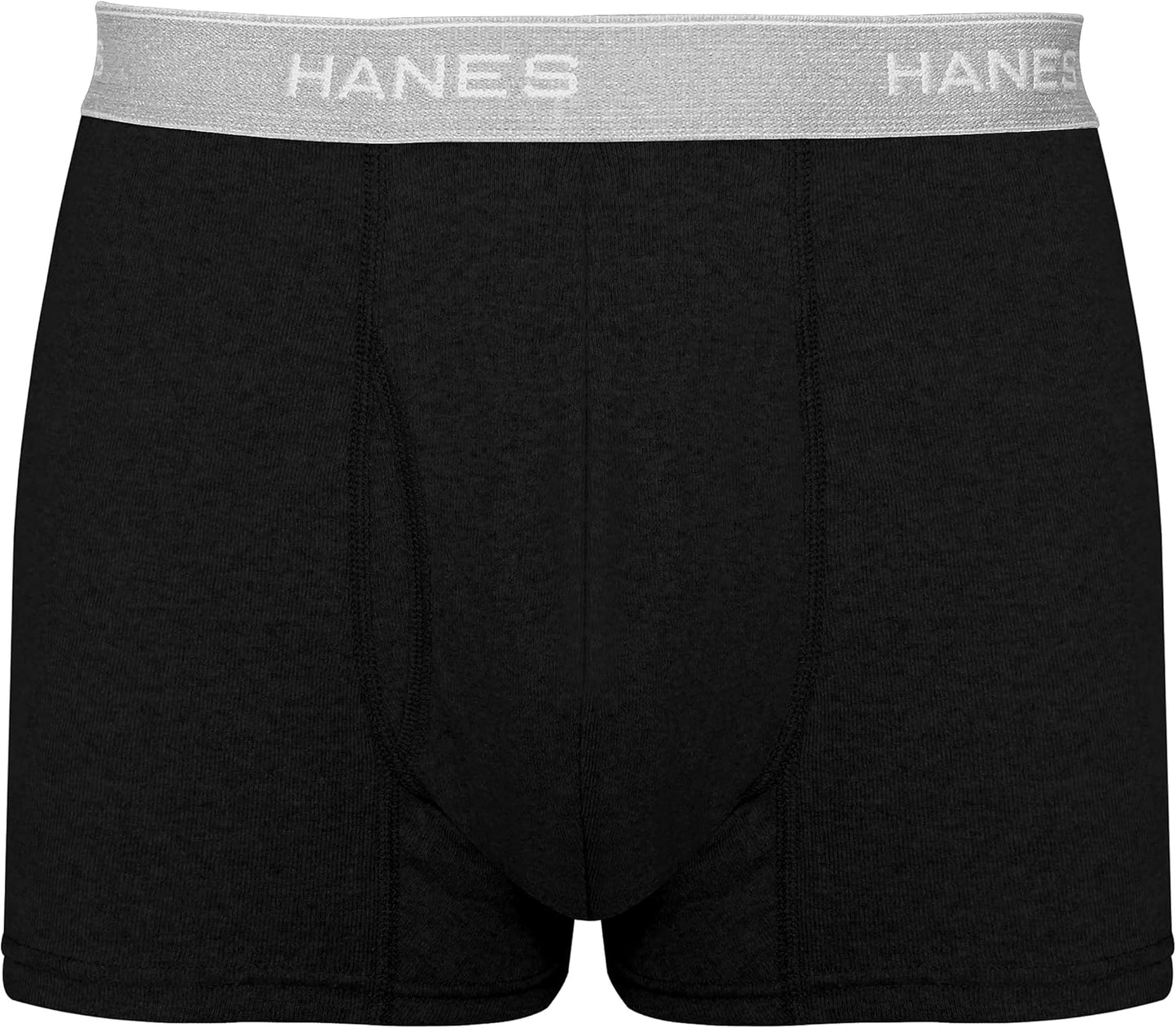 Paquete de 4 Calzoncillos tipo Boxer Hanes Comfortsoft en color negro - Tela ligera en Talla M