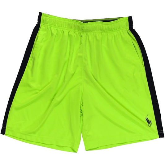 Short Deportivo Polo Ralph Lauren 🏇 Tela performance color verde neón talla M