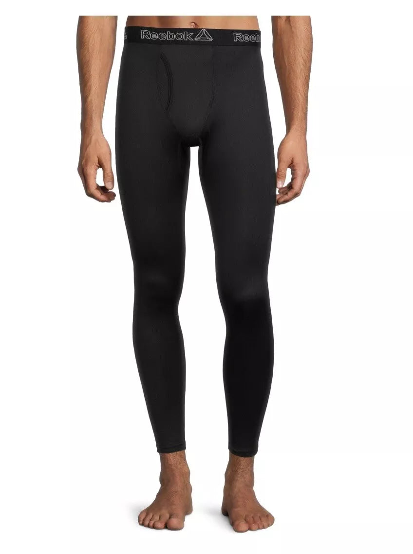 Pantalon Deportivo de compresión Reebok 🔺 Malla Baselayer Tela performance Color negro talla XXL