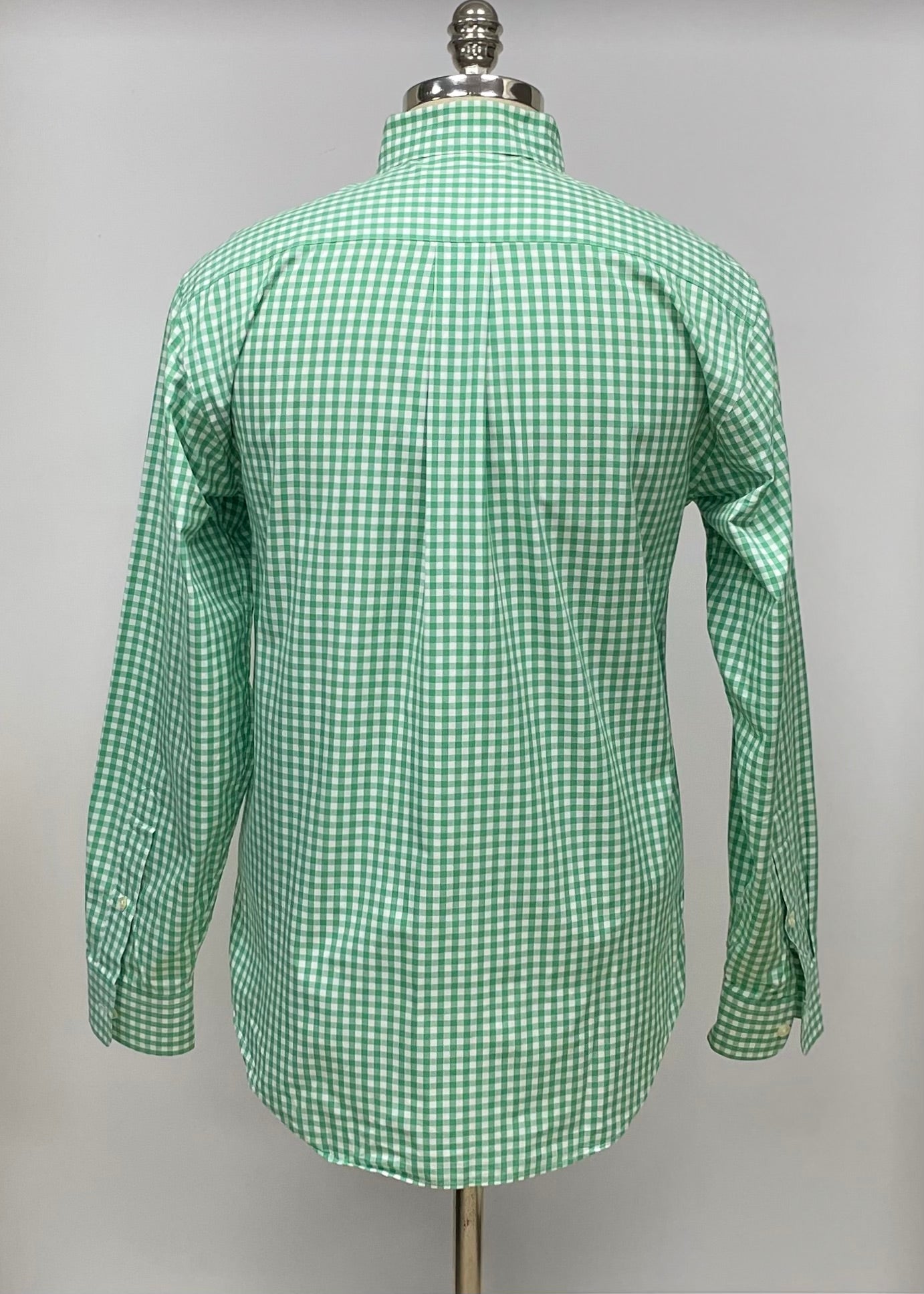 Camisa Vineyard Vines 🐳 con patron de cuadros gingham verde y blanco Talla S Entalle Regular