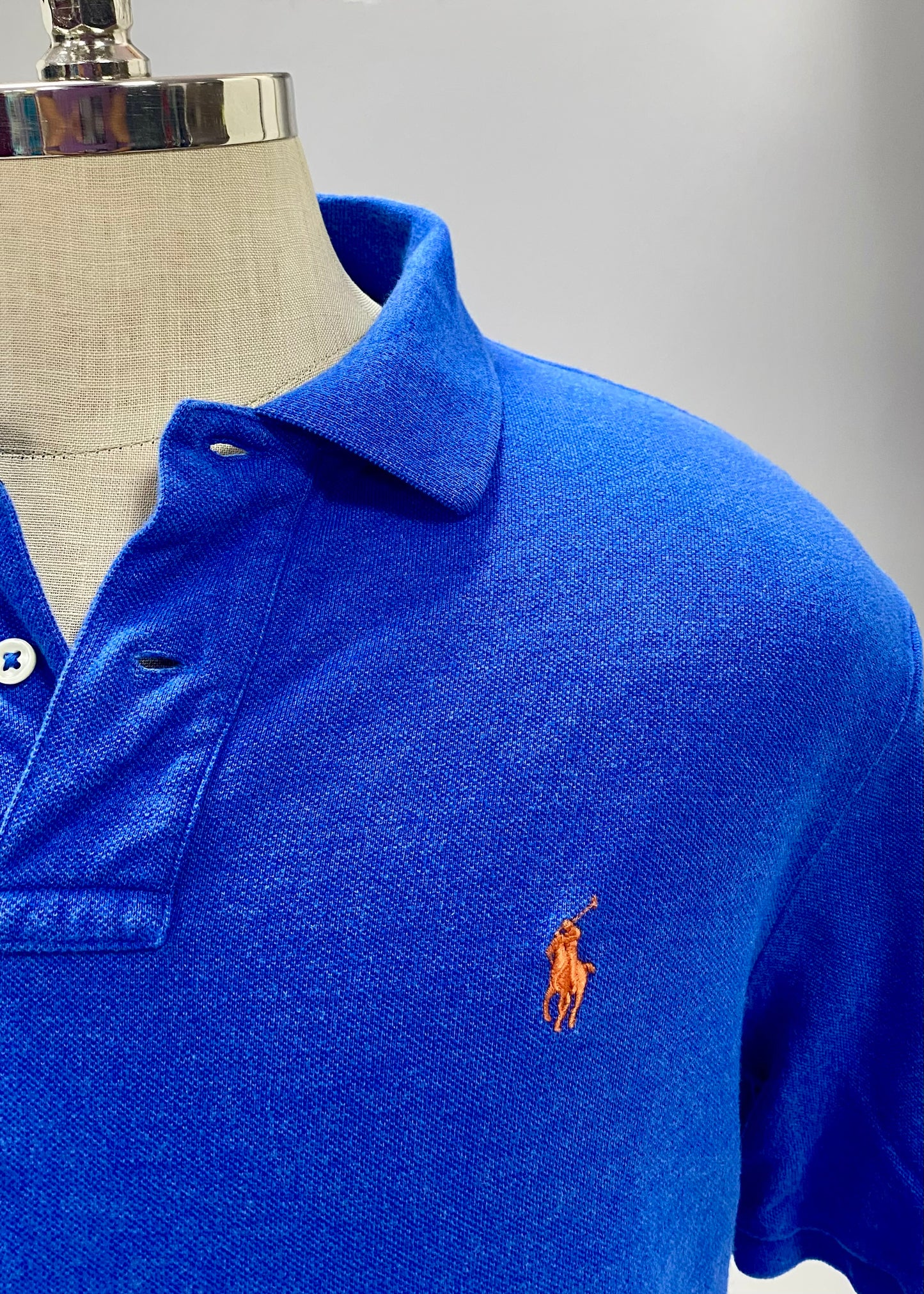 Camiseta Polo Ralph Lauren 🏇🏼 color azul Talla L Entalle Clásico