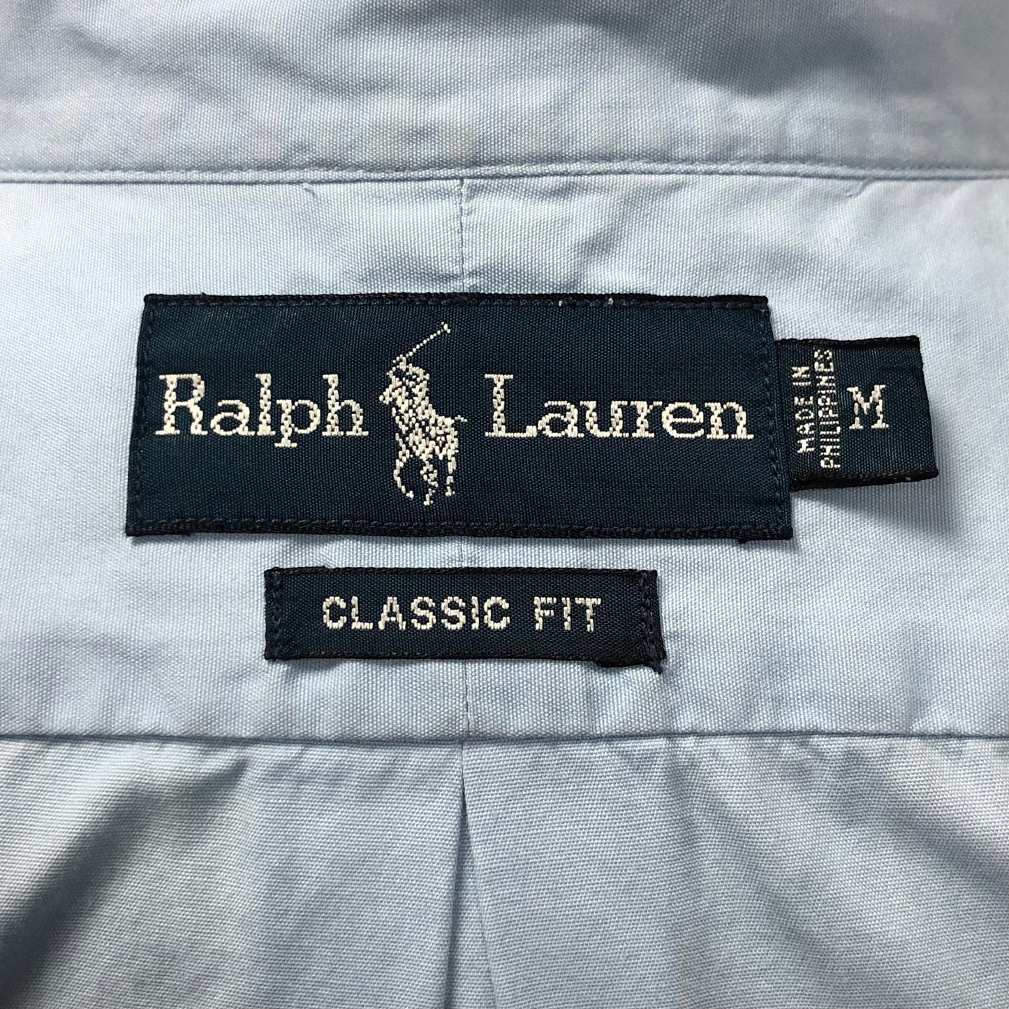 Camisa de botones Polo Ralph Lauren 🏇🏼 Color celeste Talla M Entalle Clásico