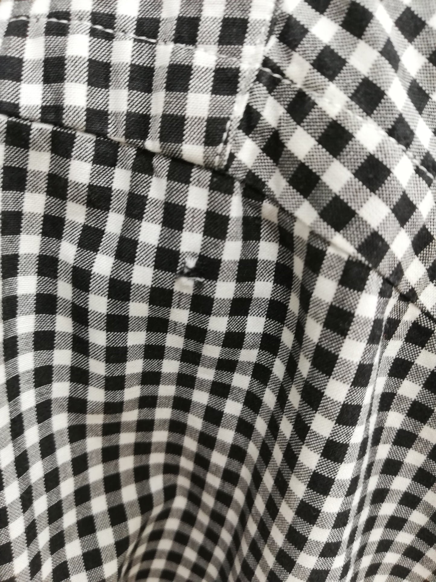 Camisa Polo Ralph Lauren 🏇🏼 con patron de cuadros gingham en negro y blanco Talla XL Entalle Clasico (ver descripción)